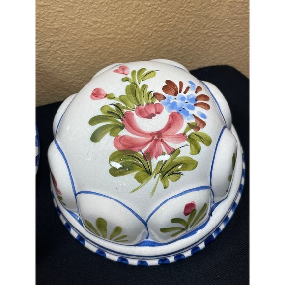 Vintage Bassano Ceramic ABC Floral  Wall Plaques - Picture 3 of 11